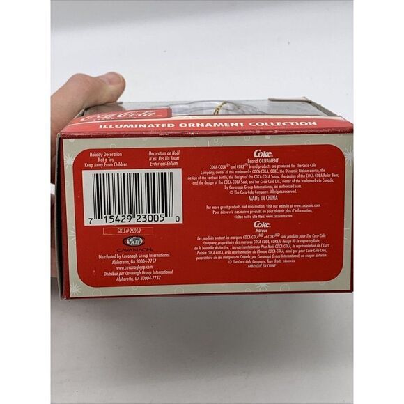 Coca Cola Illuminated Ornament Collection NOS - Picture 3 of 9